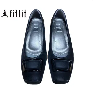초레어 fitfit 발수 버클 발레 슈즈 (블랙 23.5cm)