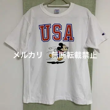 Champion x Disney 리버스 위브 미키 티셔츠 화이트 M