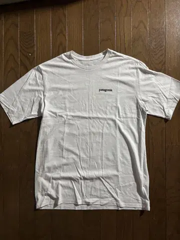 patagonia 화이트 T셔츠