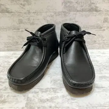 [새상품급] Clarks 왈라비 25.5cm 크레이프솔 모카신 가죽