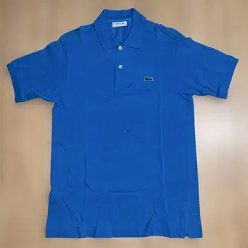 LACOSTE 파란색 피케 셔츠