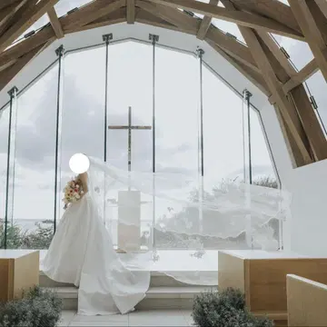 멜로우 자수 롱 베일 아르이즈 드레스 웨딩 베일