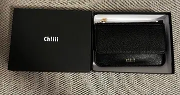 새상품 chiiiibag 플랩 코인 카드 케이스 블랙