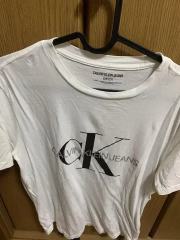 CALVIN KLEIN JEANS CK 로고 티셔츠 S/PCH