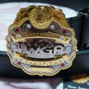 신일본 프로레슬링 시마무라 콜라보 벨트 4대 IWGP 헤비급 벨트
