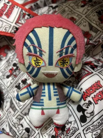 아카자 귀멸의 칼날 봉제 인형