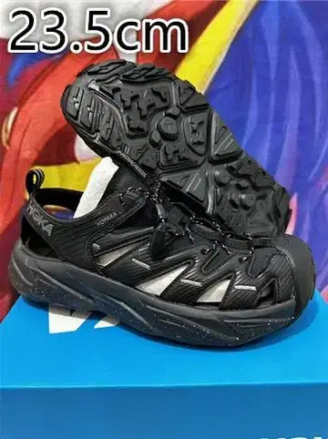새상품 HOKA ONE ONE Hopara 샌들 블랙 23.5cm