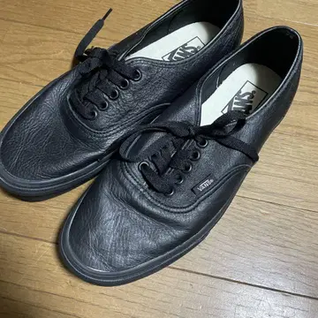 VANS Era 가죽 블랙 26cm 블랙 Era
