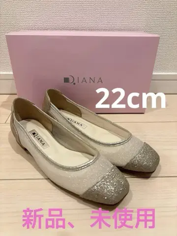 [새상품, 미사용] DIANA 다이애나 펌프스 플랫슈즈 22cm