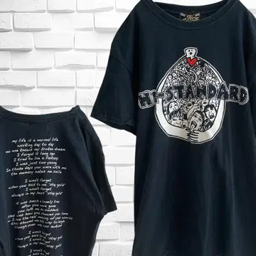 Hi-STANDARD 하이스타 STAY GOLD 티셔츠 블랙 M
