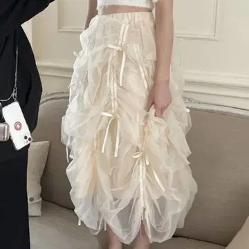 'Ballerina' drawstring ribbon skirt