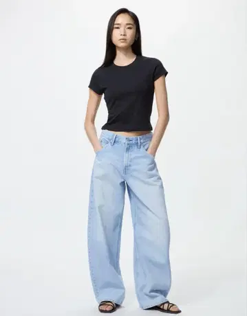 UNIQLO 배기 커브 진 24
