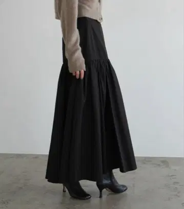CLANE VOLUME GATHER SKIRT 2024AW