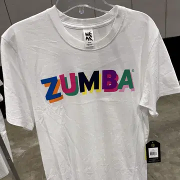 ZUMBA zincon 한정 화이트 티셔츠 줌바 의류