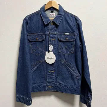새상품 wrangler 랭글러 콜라보 데님 자켓 블루 G