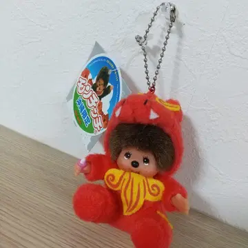 새상품 몬치치 오키나와 한정 시사 마스코트 봉제 인형 키링
