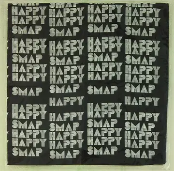 SMAP HAPPY HAPPY SMAP SMAP SHOP 손수건 *블랙