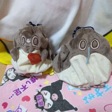 허무 귀여운 아델리 펭귄 봉제 인형 복조리 총 4개 세트