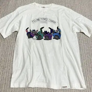 레어 crazy shirts 크리반 캣 티셔츠 Msize