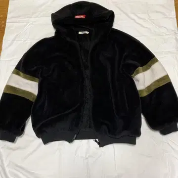 ZOOCARTU ORIGINAL 후드 부착 보아 후드티 블랙