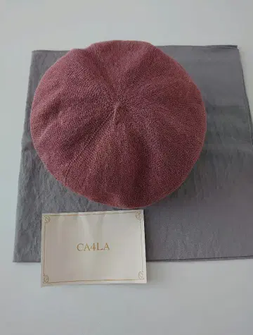 ca4la 카시라 린넨 베레모 핑크