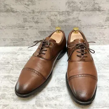 [새상품급] texcyluxe 스트레이트 팁 25.5cm 브라운