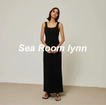 Sea Room lynn Fit 패드 RIB 스퀘어 드레스