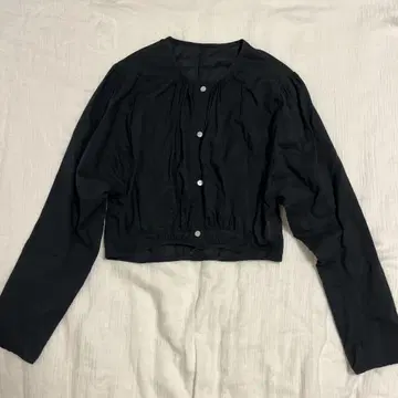 카사플라인 코튼 블라우스