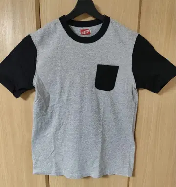 McCoy Sportswear 반팔 티셔츠 그레이 x 블랙 리얼 맥코이