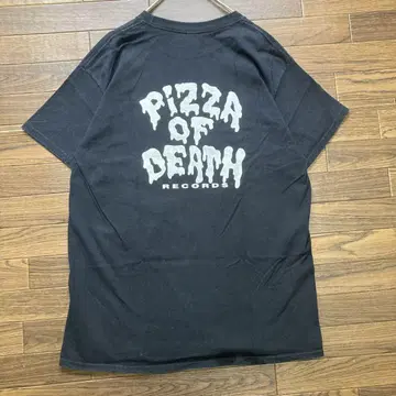 pizza of death 피자 오브 데스 밴드 티셔츠 길단 블랙 M