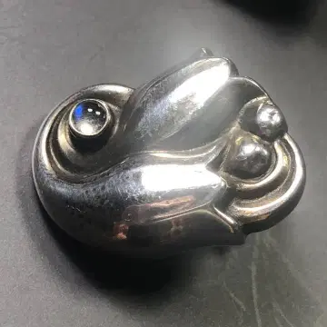 조지 젠슨 귀찌 100A 문스톤 [새상품급 덴마크제]