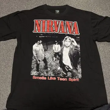NIRVANA T셔츠 XL 블랙