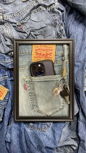 Levi's 데님 포켓 프레임