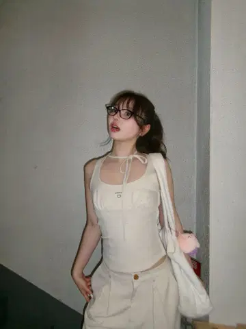 andmary Donna ribbon pants set up