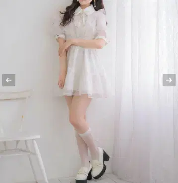 ROJITA 꽃무늬 반팔 미니 원피스 M 새상품