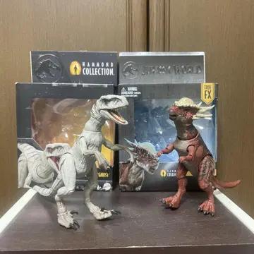 Hammond Collection 공룡 피규어 세트 랩터 파키케팔로