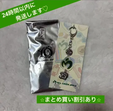 Mrs.GREEN APPLE 랜덤 참 키링 A 로고