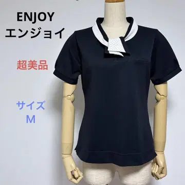 컨디션 최상 ENJOY 엔조이 반팔 사무복 사이즈 M 귀여움