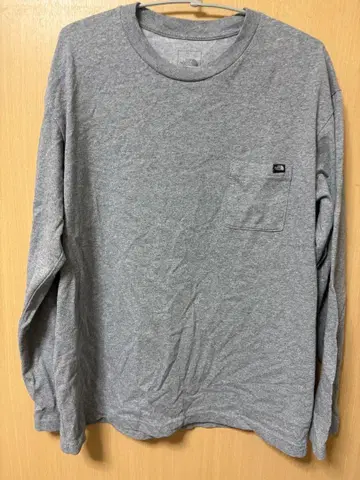 THE NORTH FACE 그레이 긴팔 셔츠