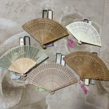 중국 부채 세트