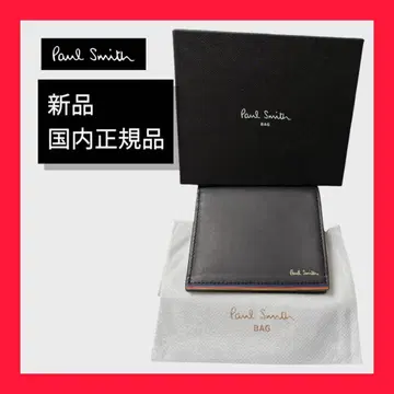미사용 새상품 [폴스미스] 지갑 반지갑 소가죽 가죽 블랙