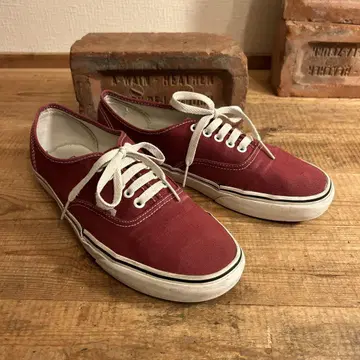 VANS 어센틱 버건디 US9.5 27.5cm