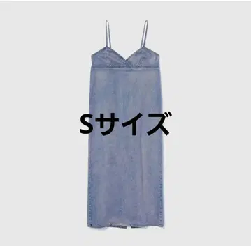 searoomlynn Denim 뷔스티에 스트레이트 원피스 블루 핑크 S