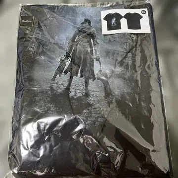 Bloodborne 프린트 티셔츠 (Bloodborne 사냥꾼) 블랙