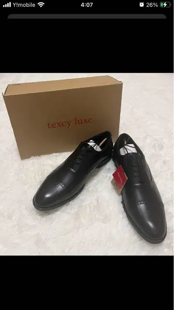 texcy luxe 블랙 스트레이트 팁 27.0