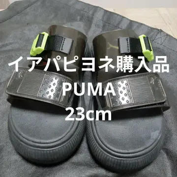 PUMA 푸마 통굽 스포츠 샌들 블랙 그린 네온 컬러 23