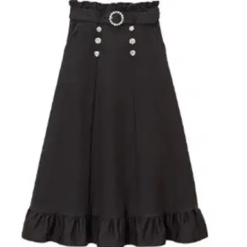 DearMyLove 비쥬 롱 플레어 스커트