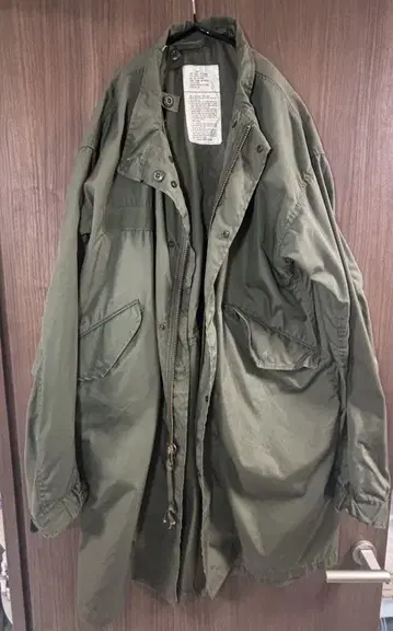 새상품급 실물 83년제 US ARMY M-65 피쉬테일 파카 S