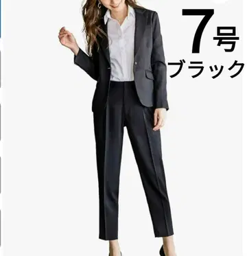 세탁 가능한 여성용 7호 수트 셋업 스트레치 헤링본 크롭 팬츠