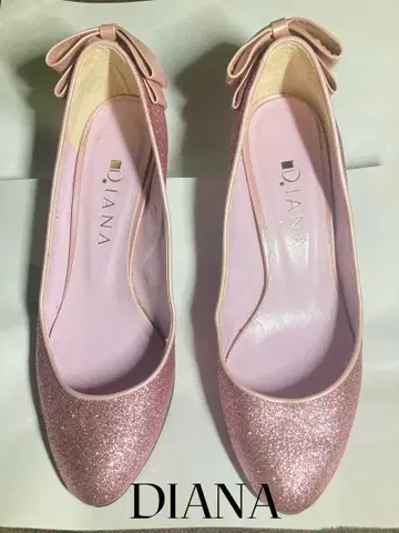 [무료배송] DIANA 펌프스 라메 23.5cm 핑크